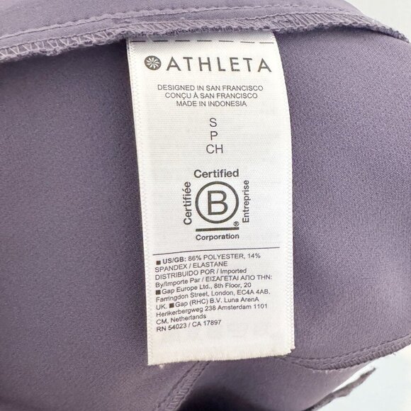 Athleta Stride Wide Leg Pants Athletic Athleisure Casual Travel Nightfall Small - Picture 9 of 11